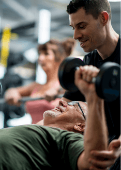 Concetrated triathlete grayscale