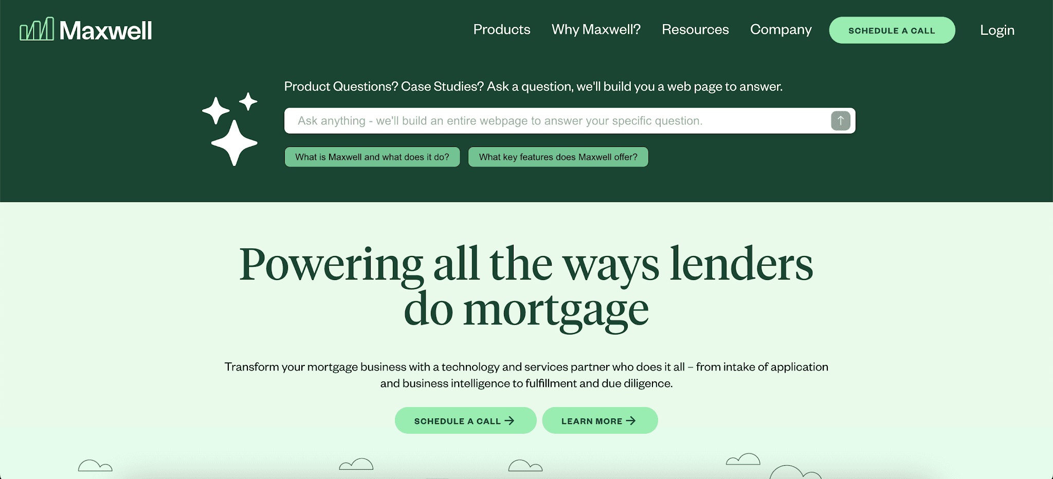 Maxwell web homepage