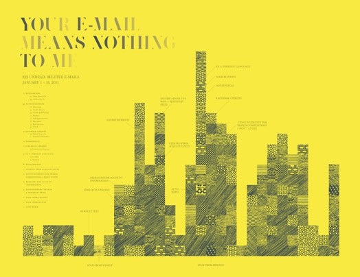 an illsutration with buildings made of squares on a yellow background