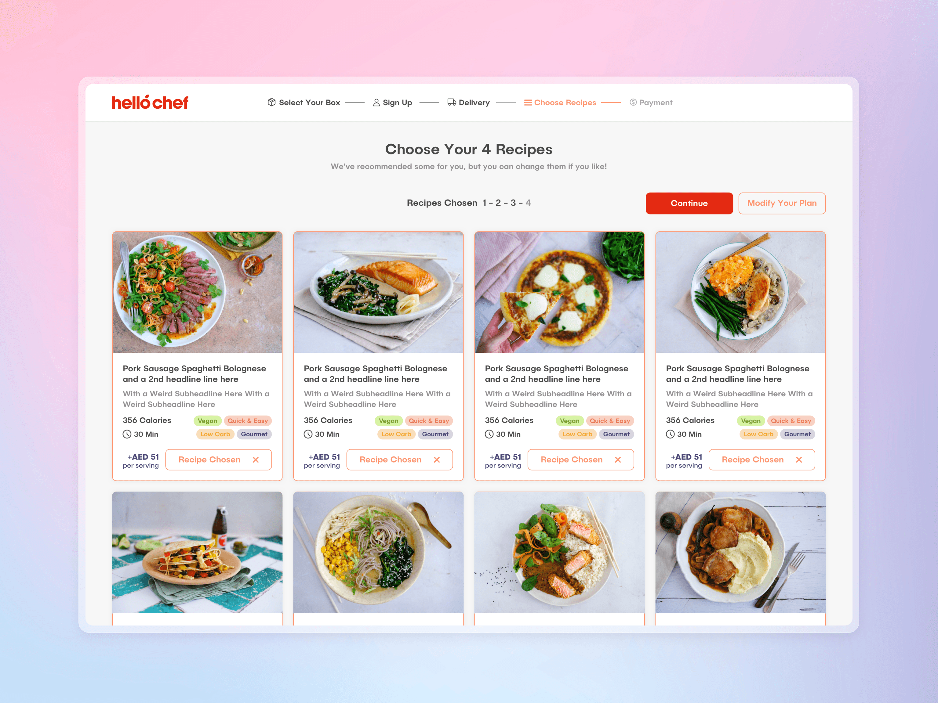 Dashboard view of the analytics homepage