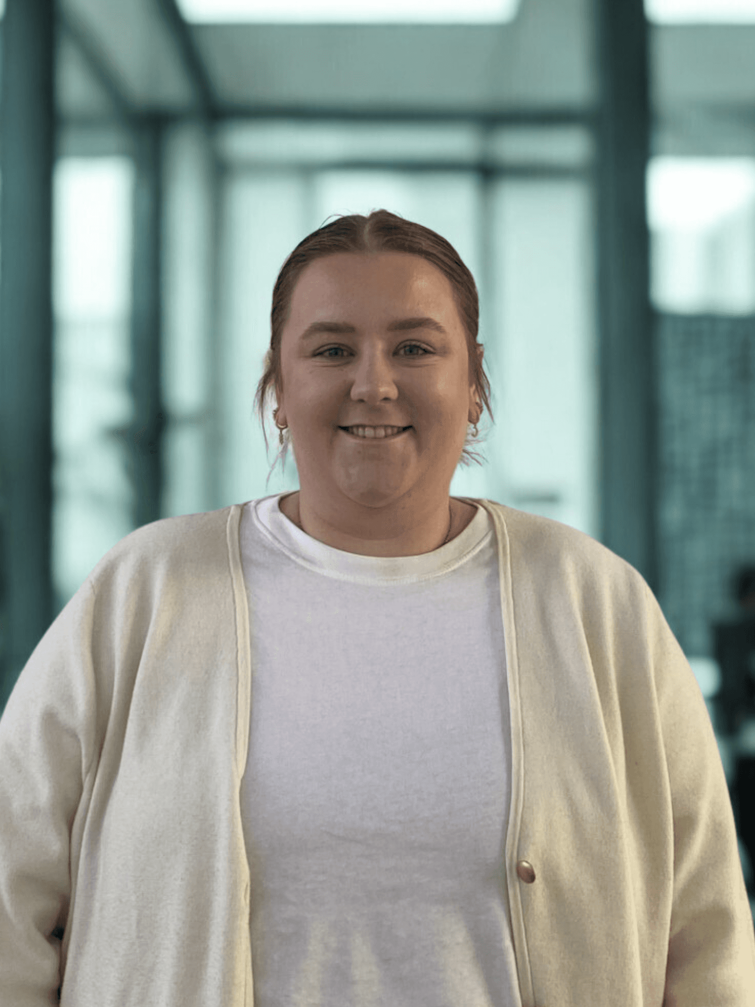 Portrait image of a job talent recruiter