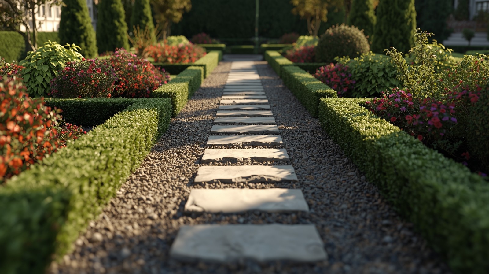 patways in the garden