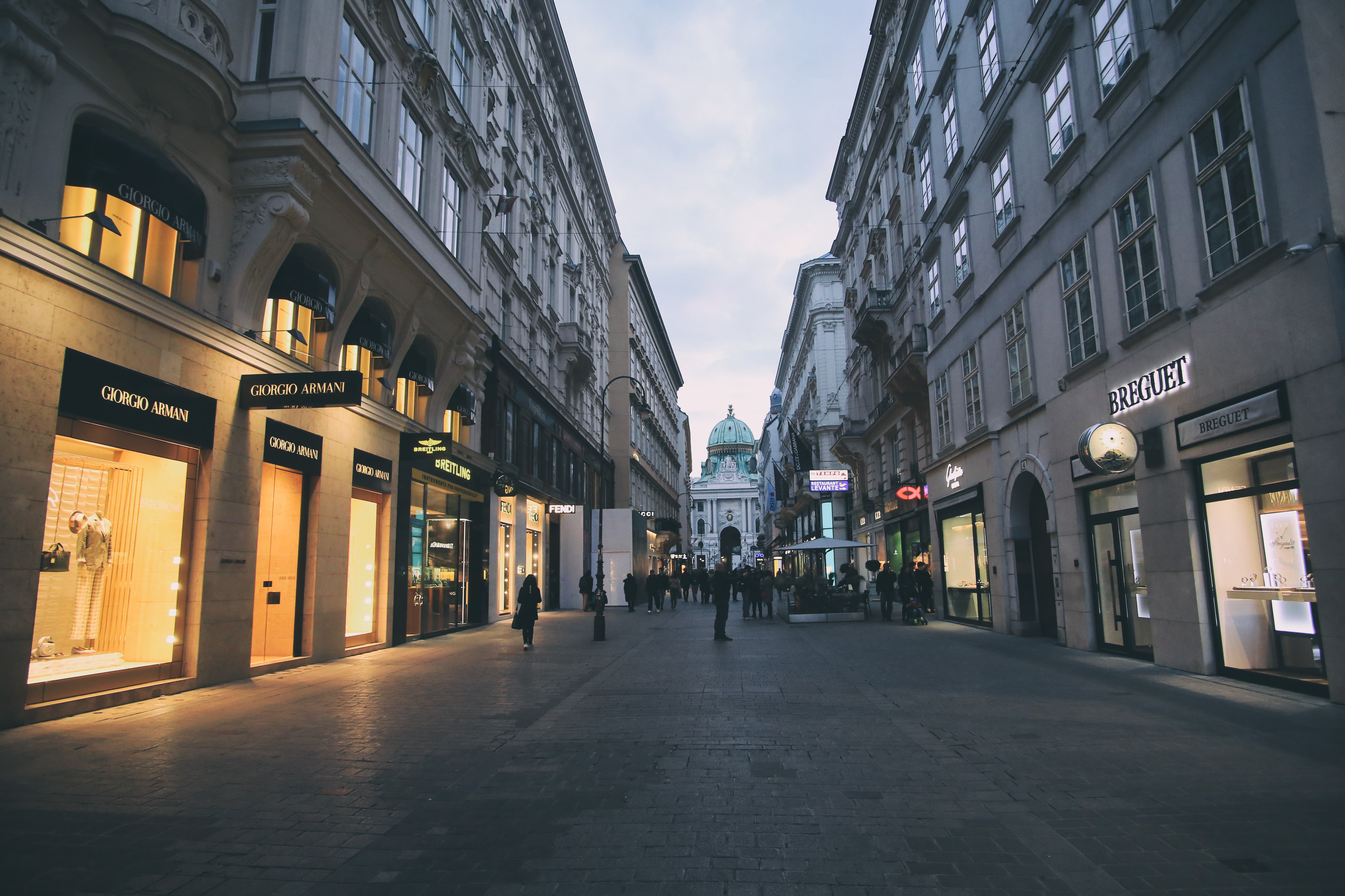 Woman on the background of the city