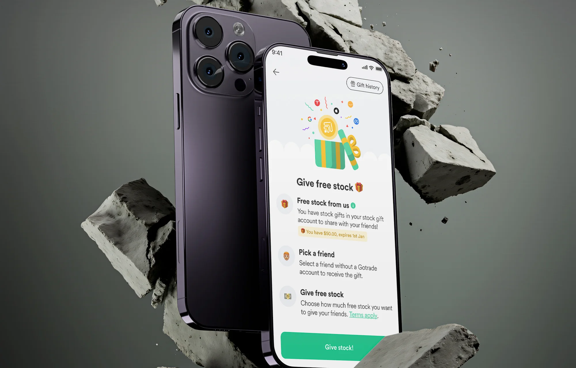 Gotrade App Preview