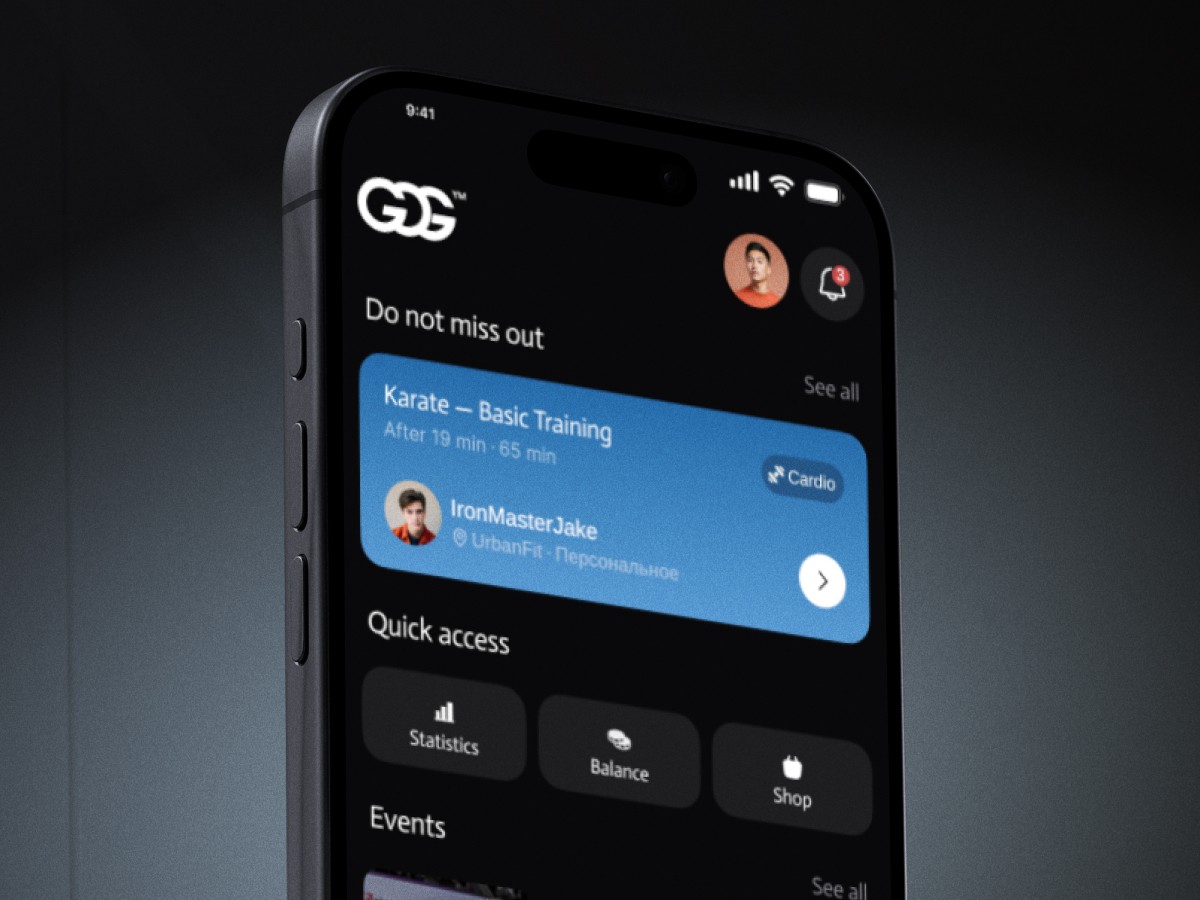 An example of the Work&Go website interface, developed by Codeska