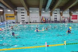 Players of the national water polo team.