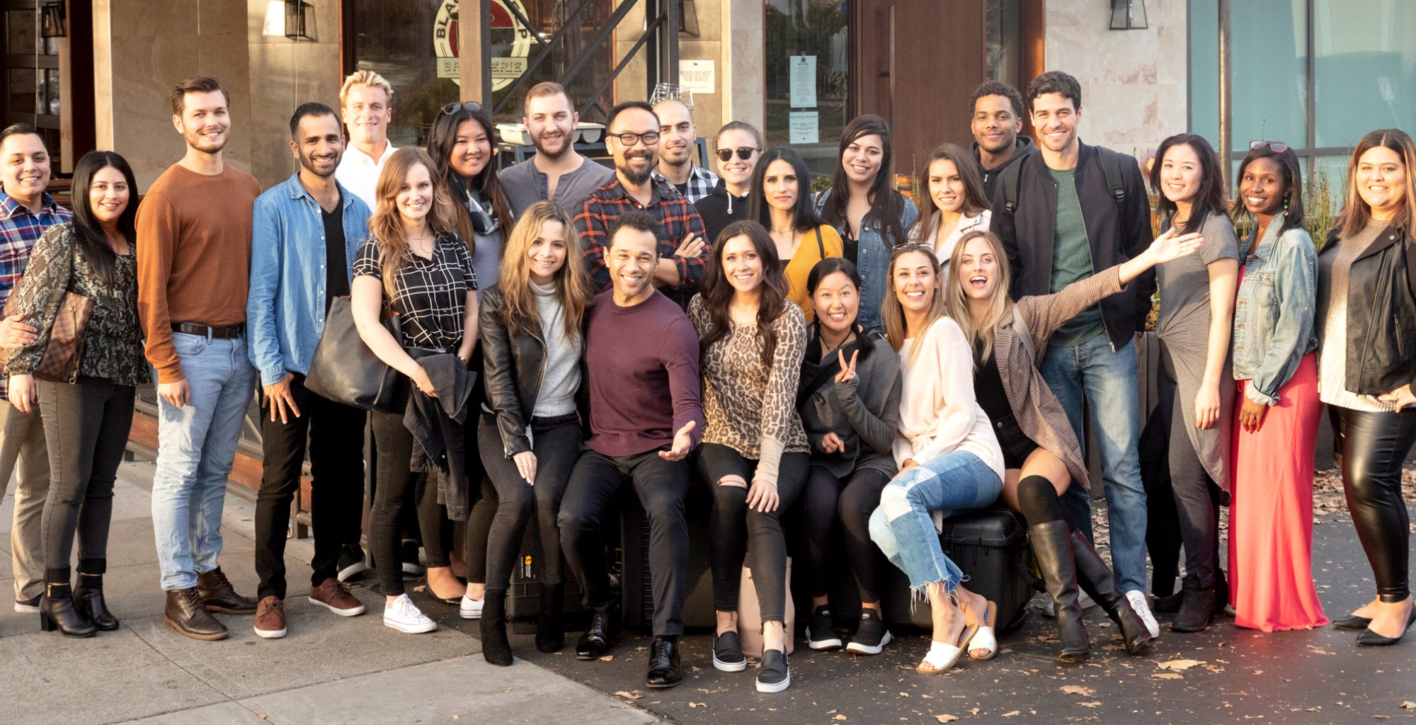 Image of all the participants who went with us on our food tour