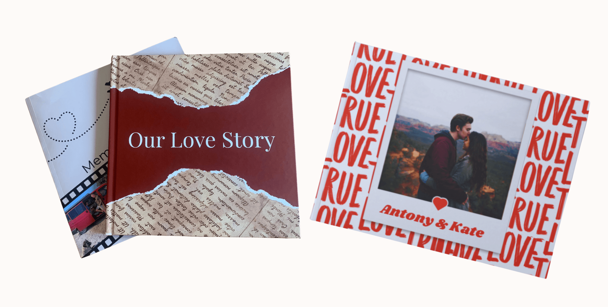 Custom photo book with hard cover by Little Emotions
