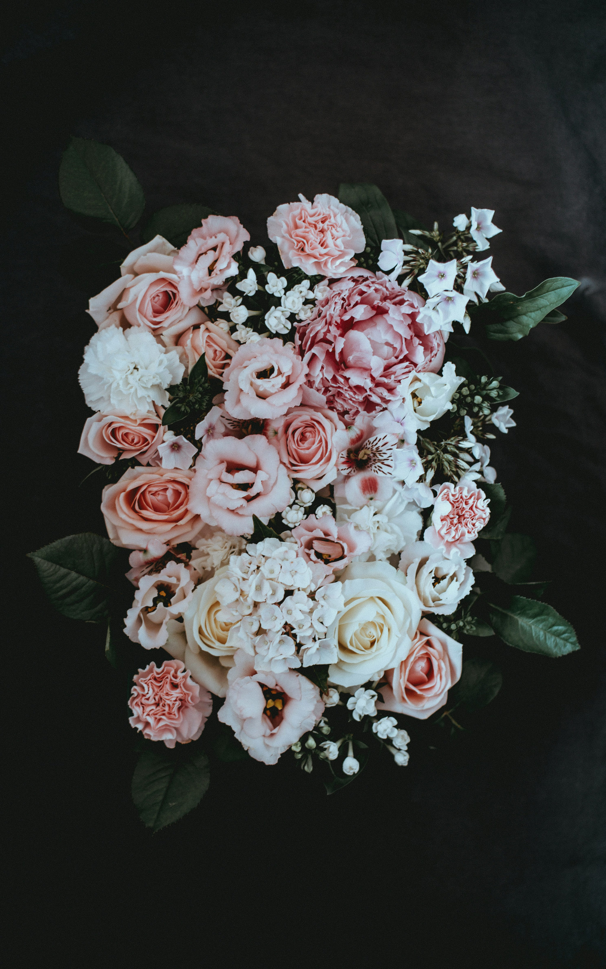 A wedding floral bouquet