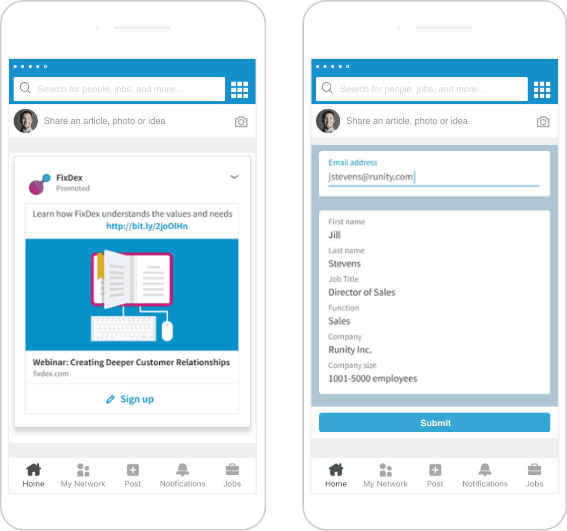 Lead Gen Forms Allow You To Collect Contact Information From Visitors To Your Webpage
