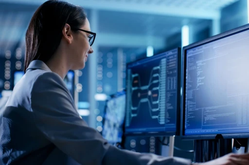 IT professional monitoring systems at workstation, nDataStor 24/7 support