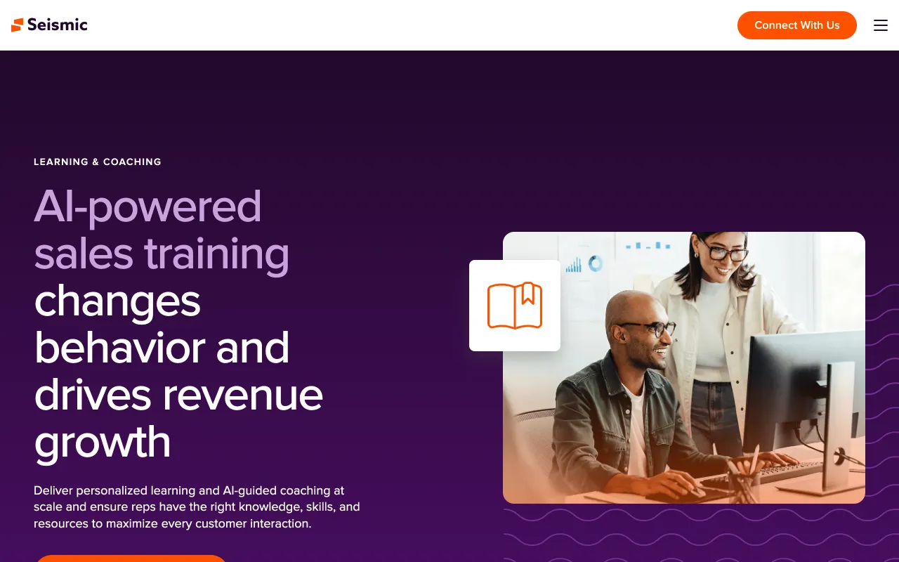 Seismic learning and sales coaching platform