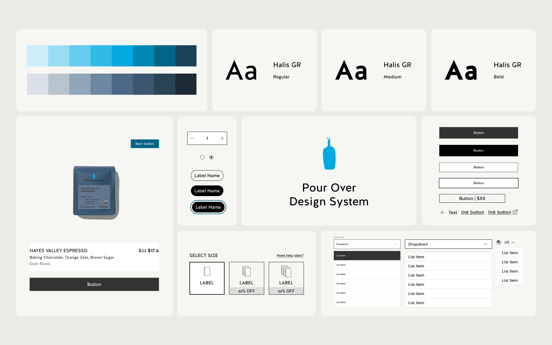 Pour Over Design System