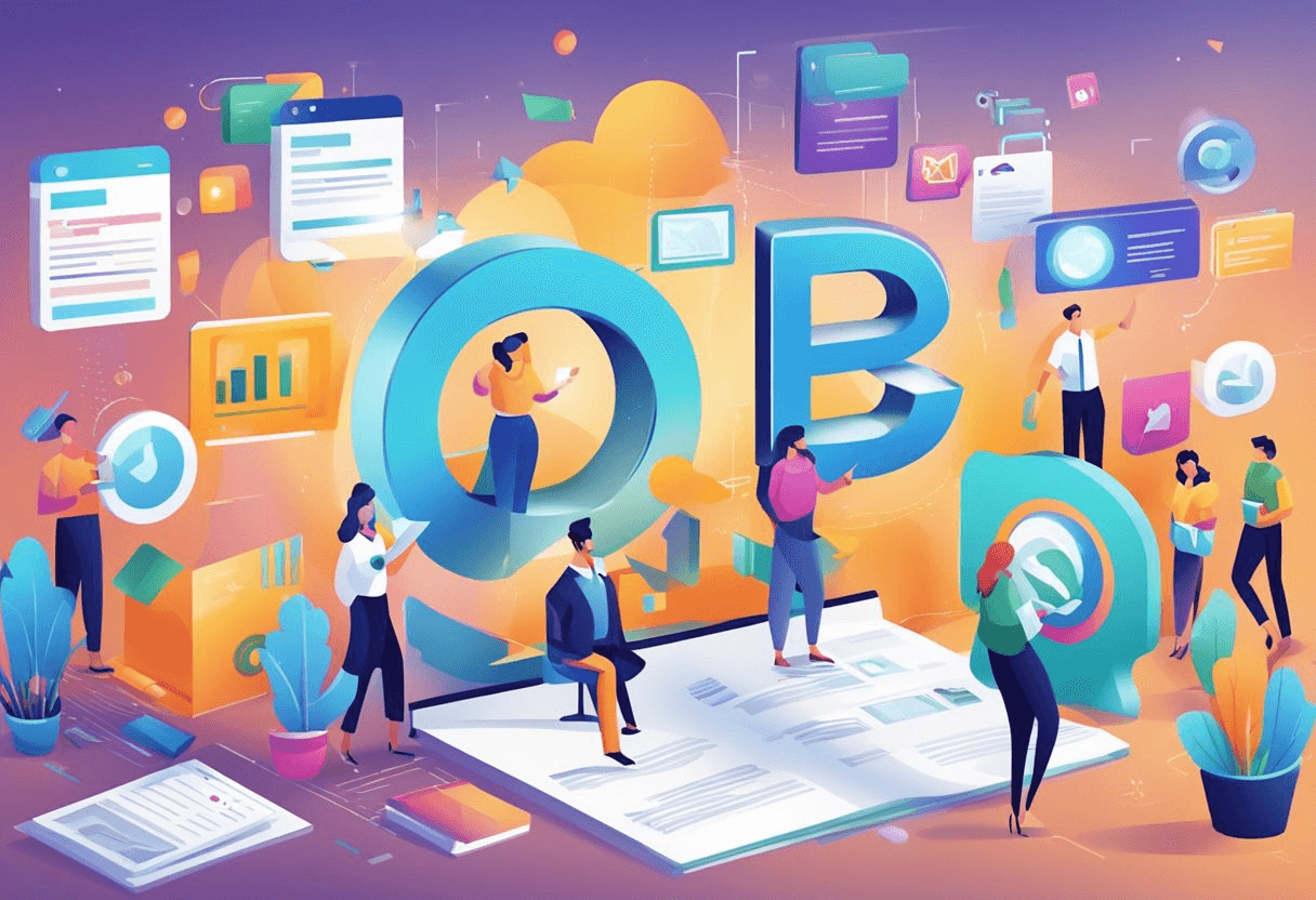 A vibrant job advertisement surrounded by eye-catching graphics and bold text, drawing attention and conveying the message of successful talent acquisition