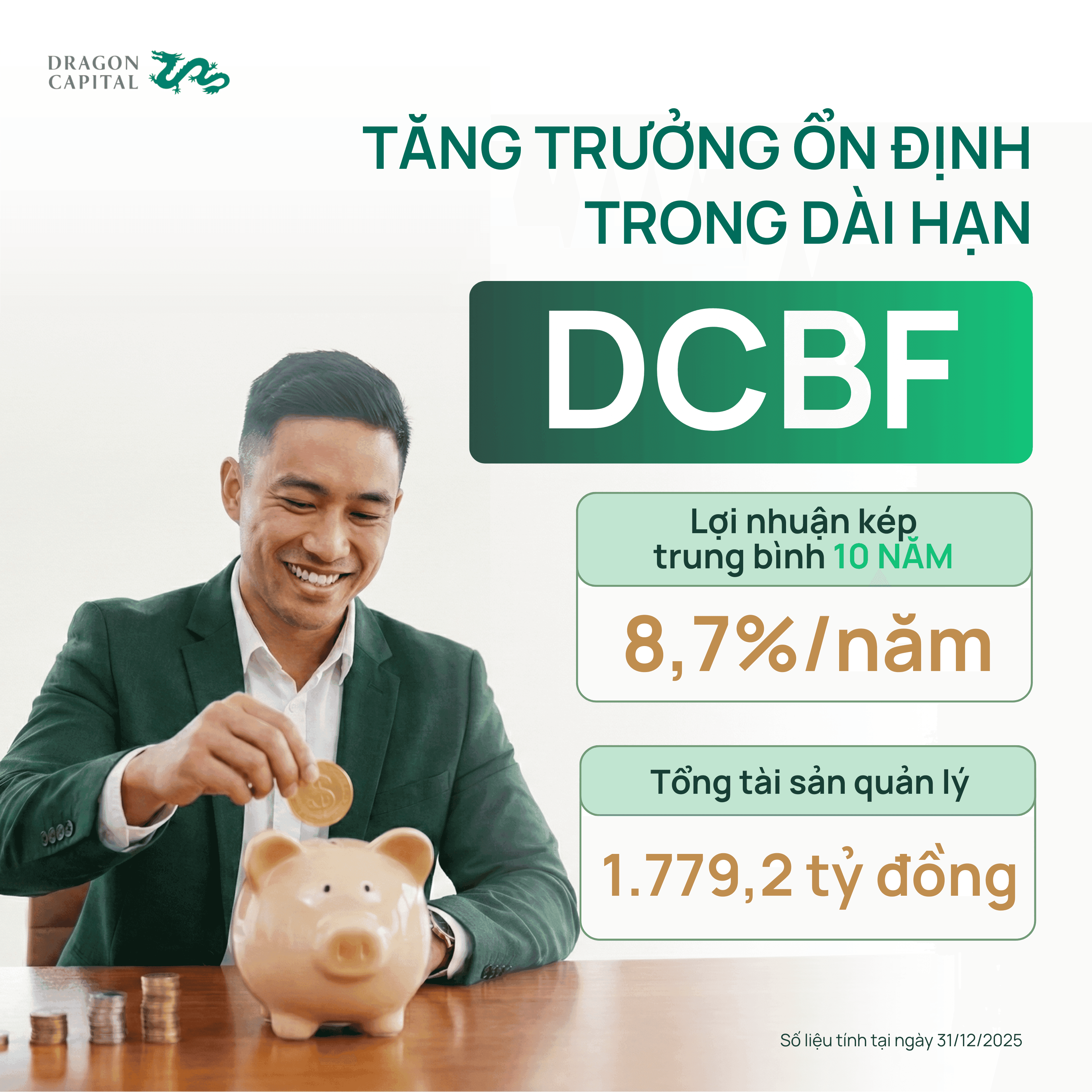 Quỹ trái phiếu DCBF có lợi nhuận vượt lãi suất tiết kiệm