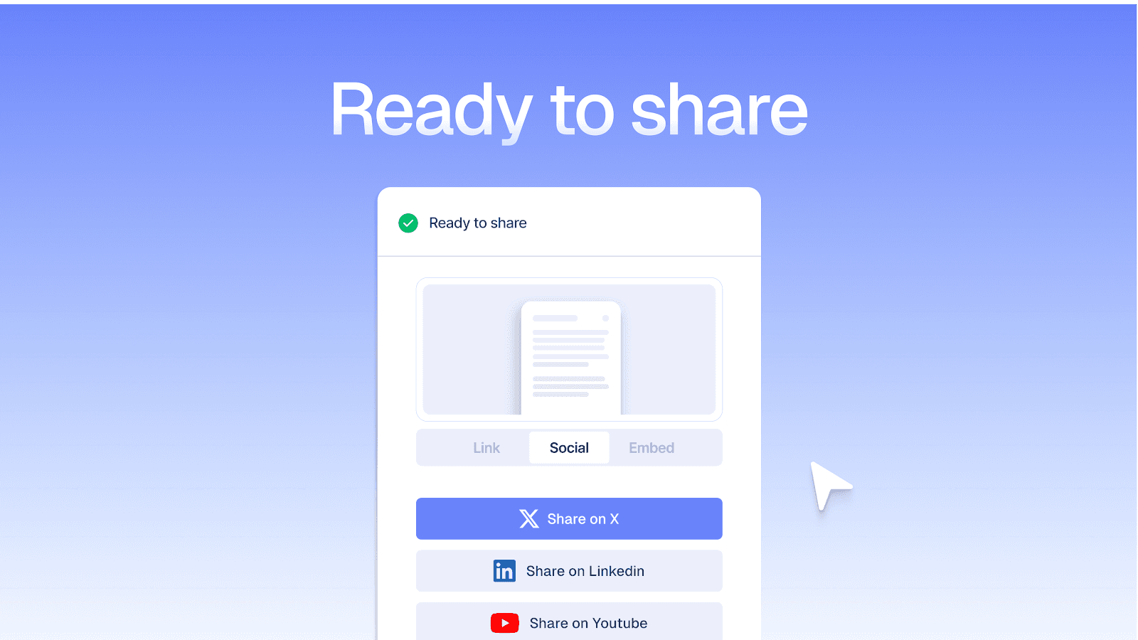Export your newly created guide from Trupeer