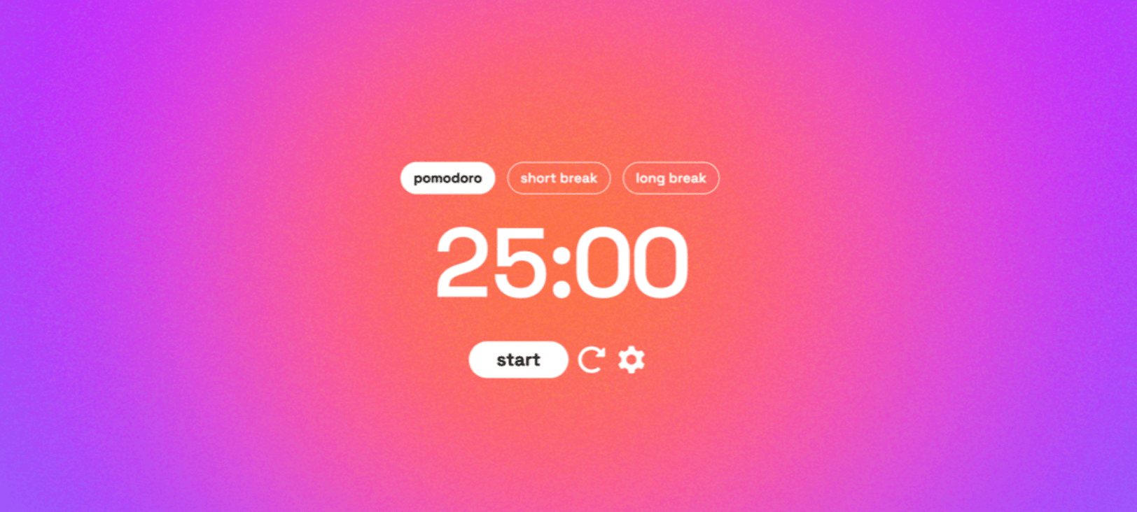 Pomodoro Timer widget for Notion