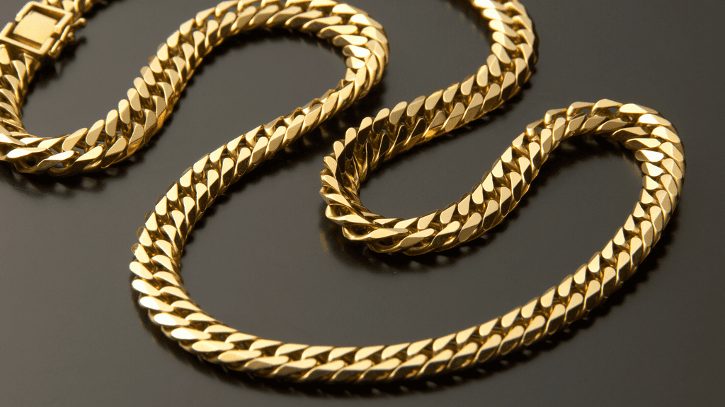 Golden Cuban Link Neckless