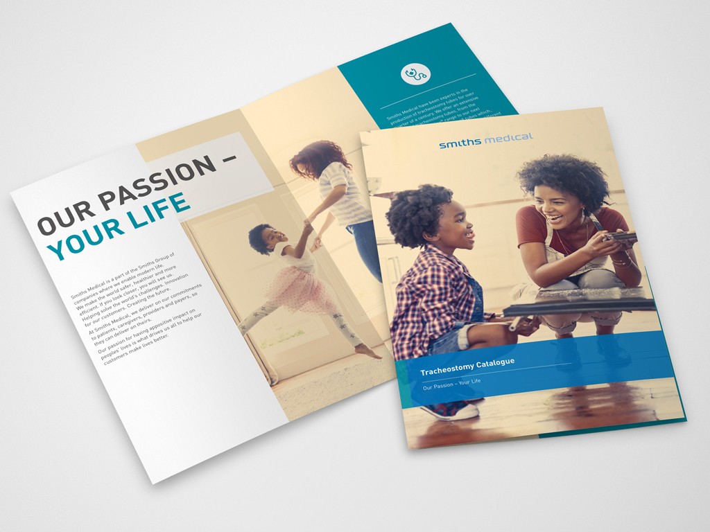 Branded brochure for a medical device company