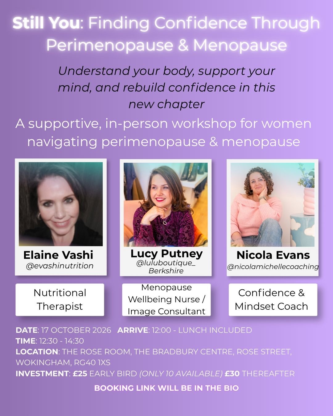 Still You event flyer