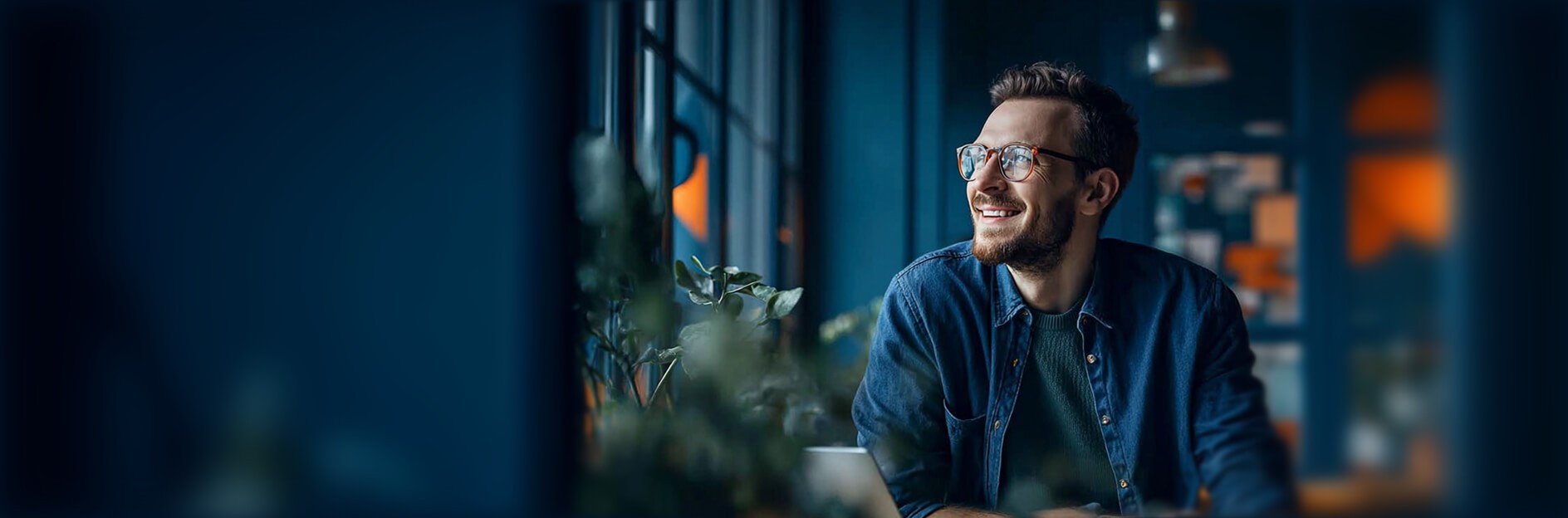 Visual showcasing a happy e-commerce merchant after using VibeCart to increase his store sales and revenues.