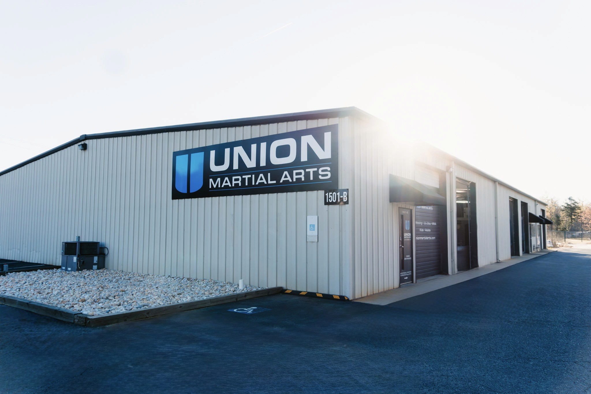 Exterior of Union Martial Arts building 