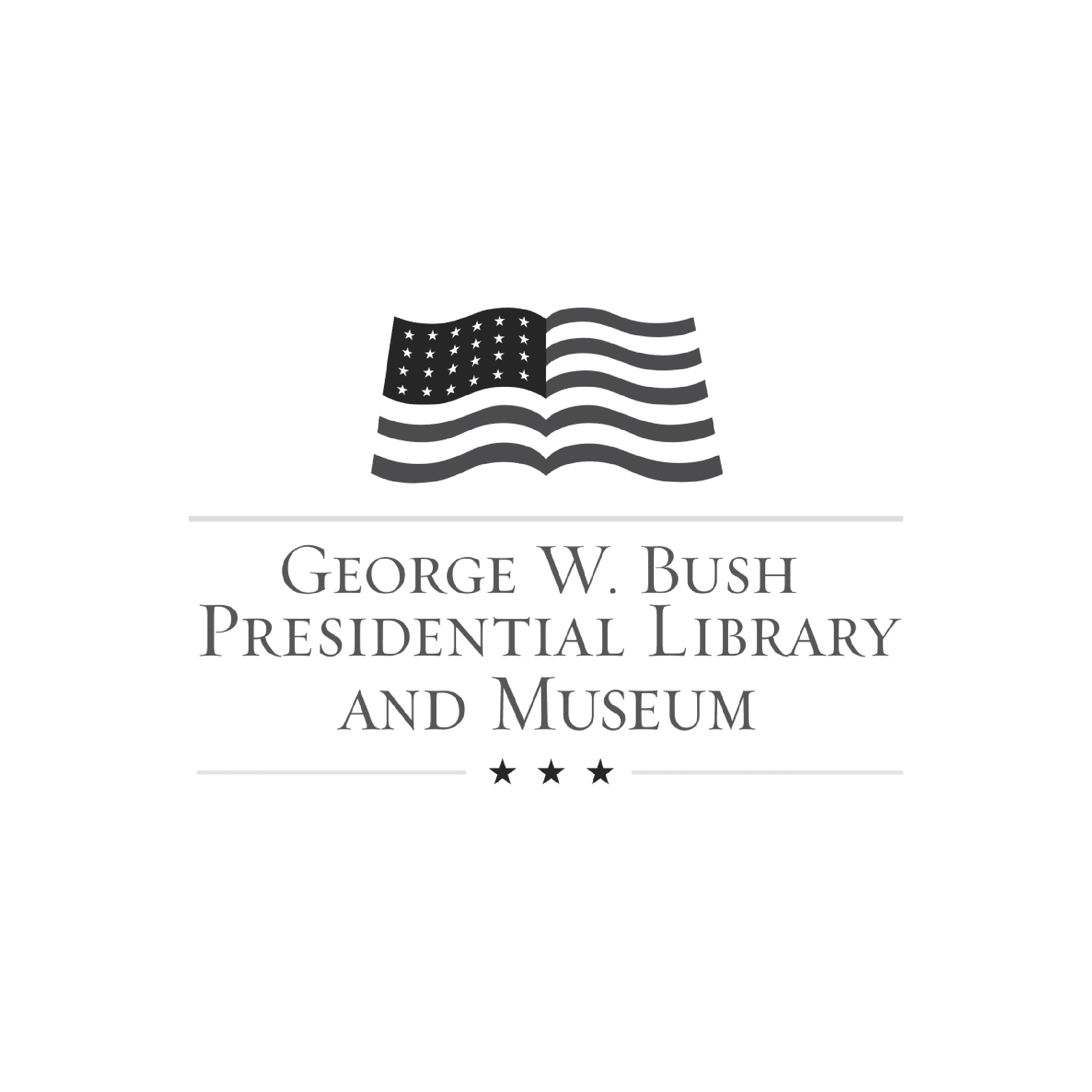 George W. Bush Presidential Center black logo