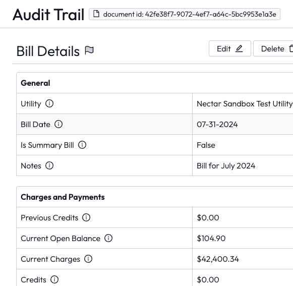 audit history