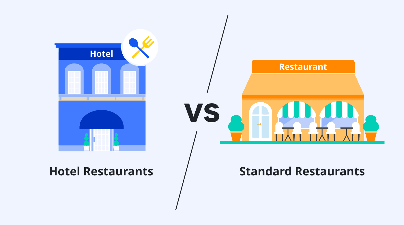 Hotel restaurants vs standard restaurants