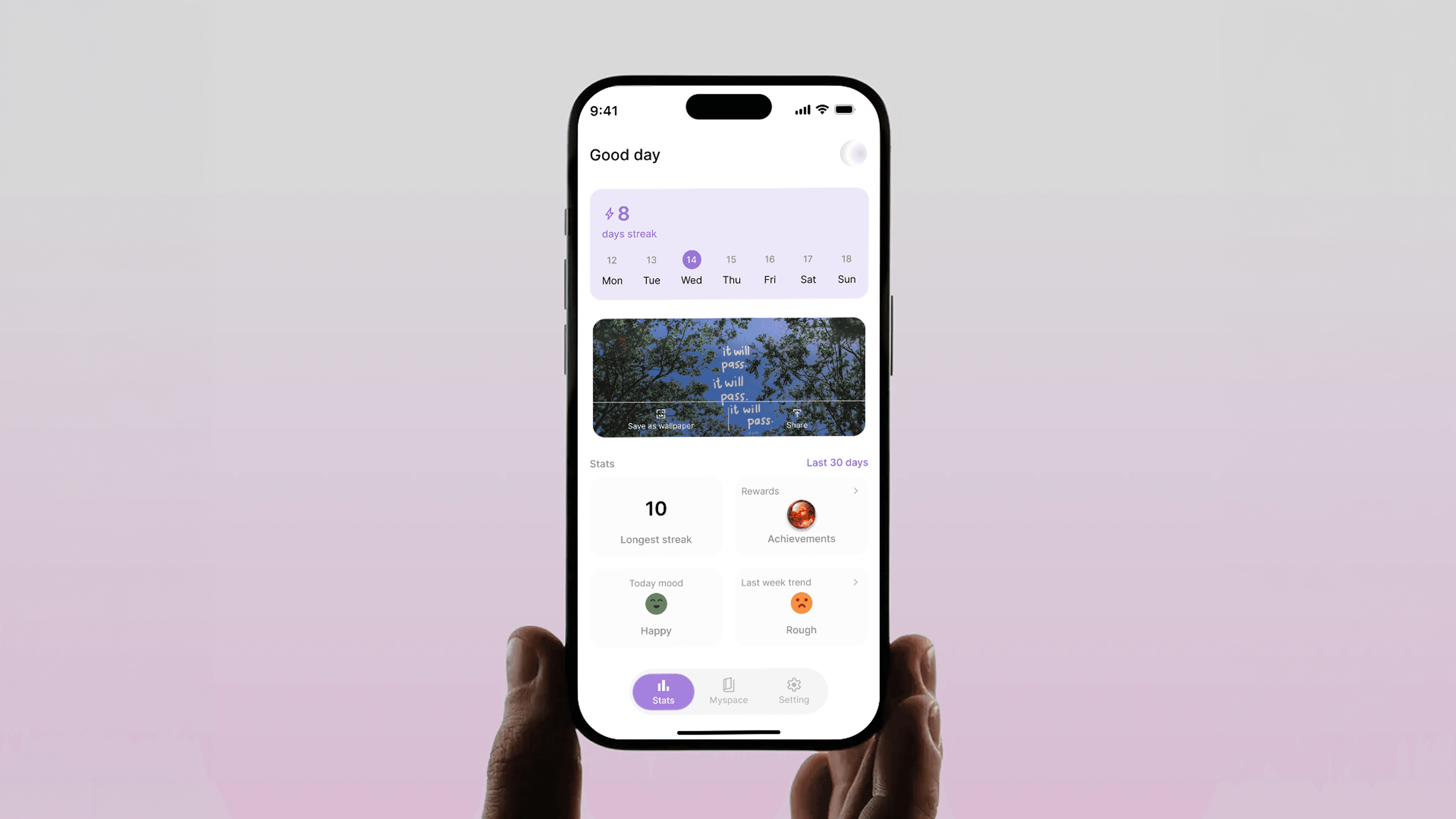 a cell phone on a bench