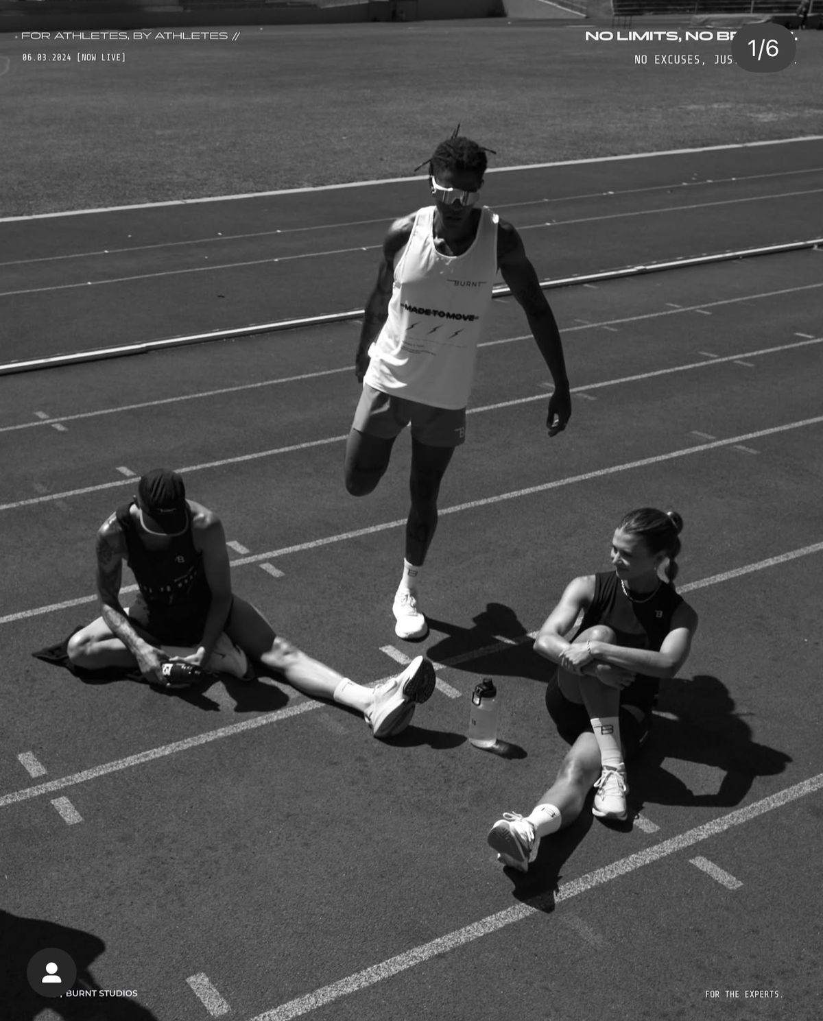 Group running in the forest