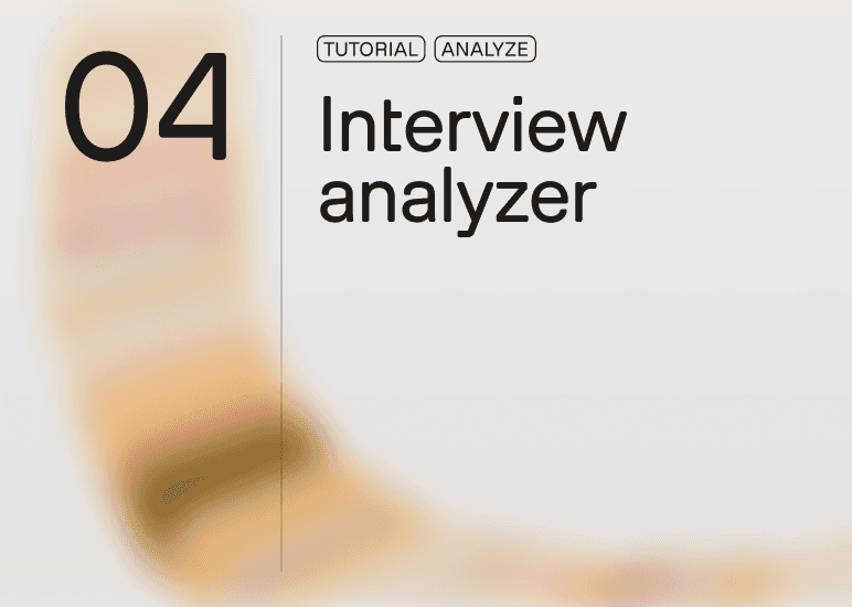Interview analyzer