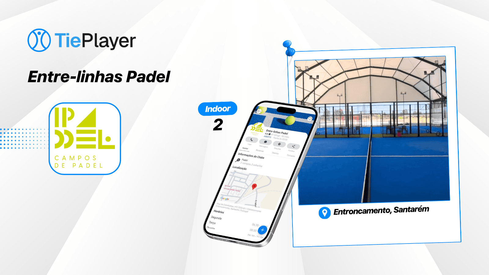 Book a padel court at Entre-linhas Padel