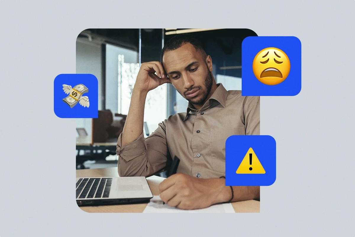 Empresário do setor financeiro enfrentando riscos na comunicação via WhatsApp corporativo