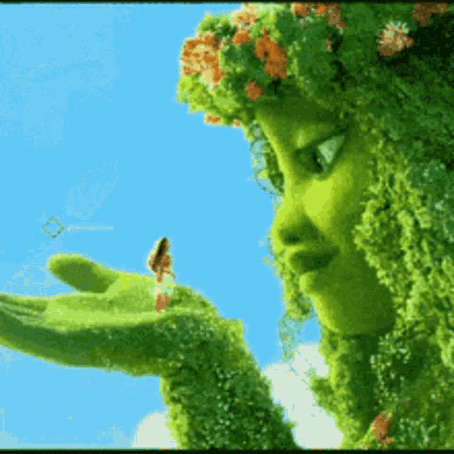 Moana Interacts with Te Fiti