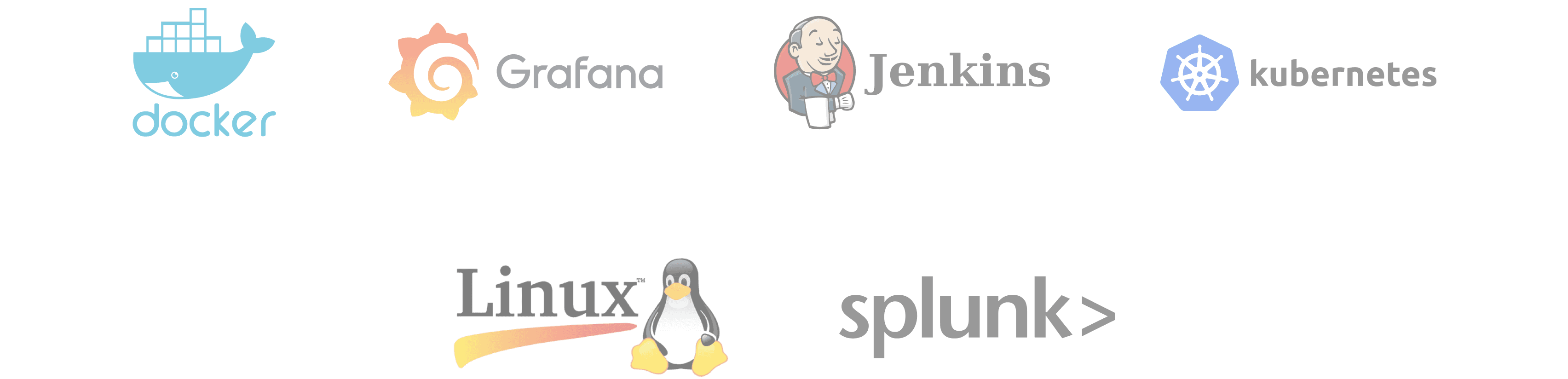 A group of logos representing different tech tools.