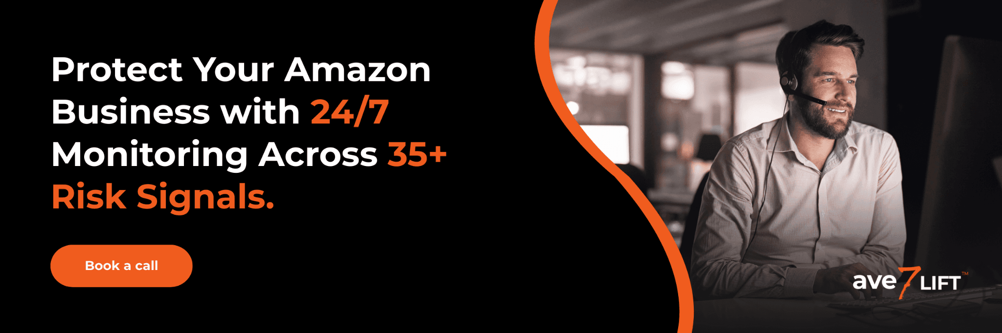 Protect your amazon business with 24/7 monitoring across 35+ Risk Signals.