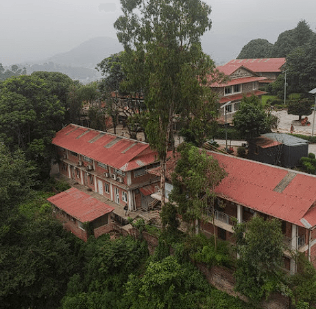 Kathmandu University School of Medical Sciences campus arial view