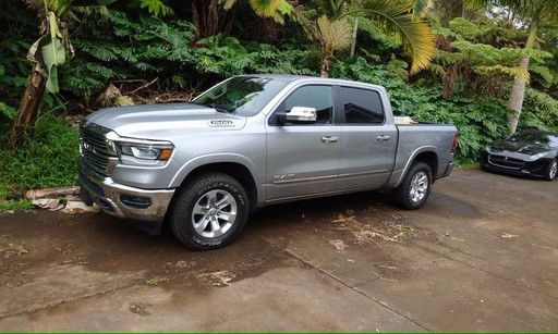 Ram 1500 Laramie 4x4 for rent in Kona Big Island Hawaii