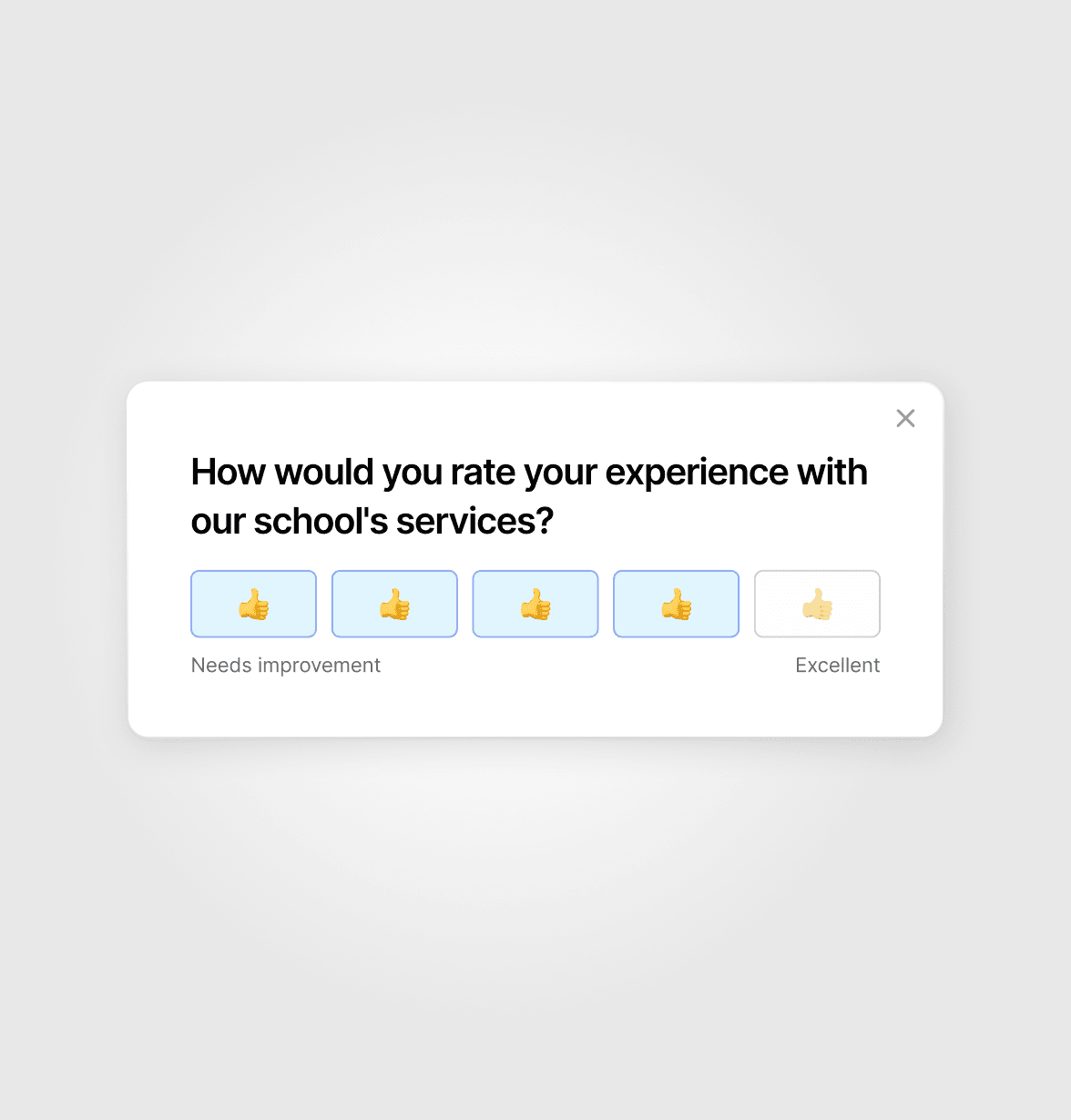 Customize CSAT survey look and feel