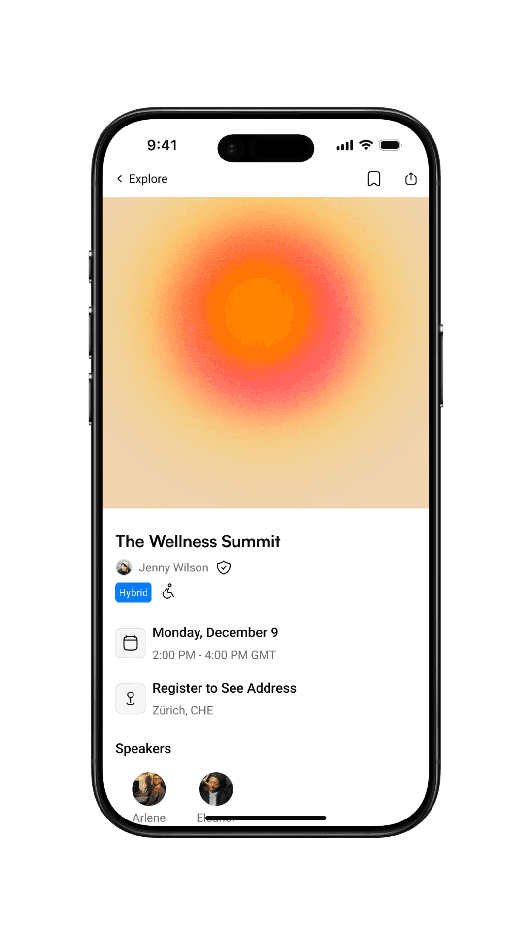 event details page mockup 1