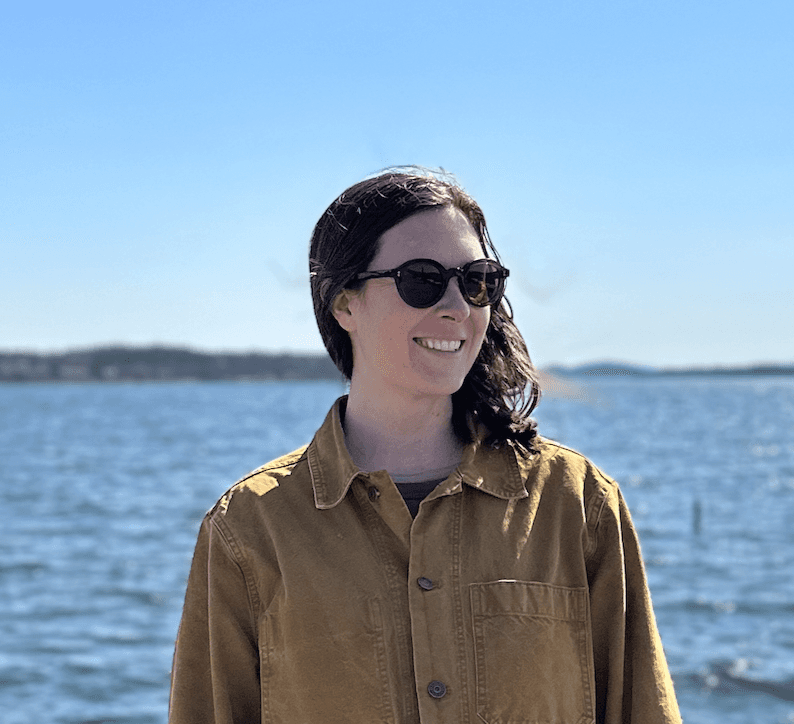 Margo Latka in her studio