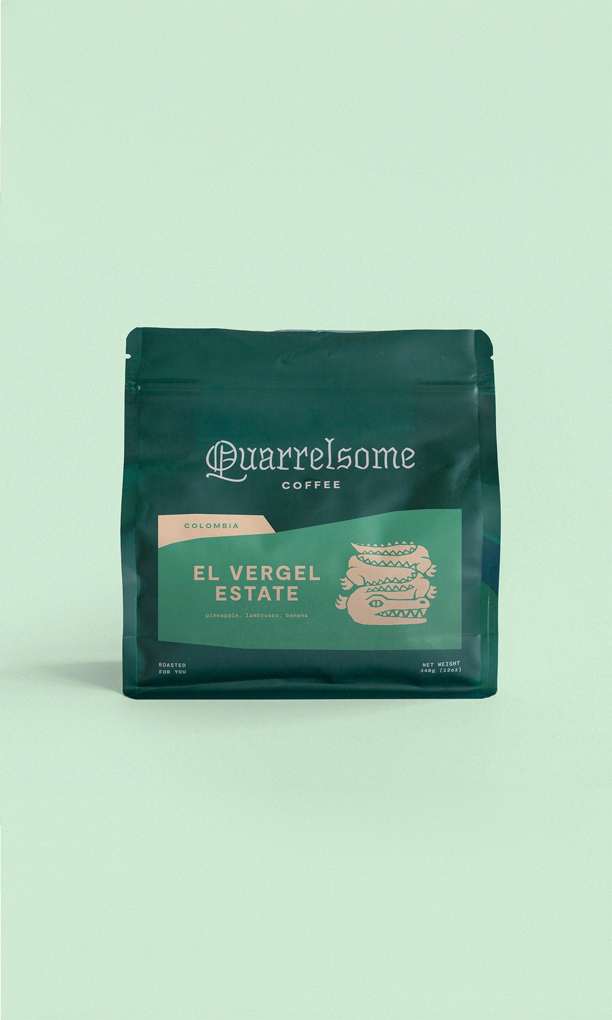 Quarrelsome Coffee Packaging Design