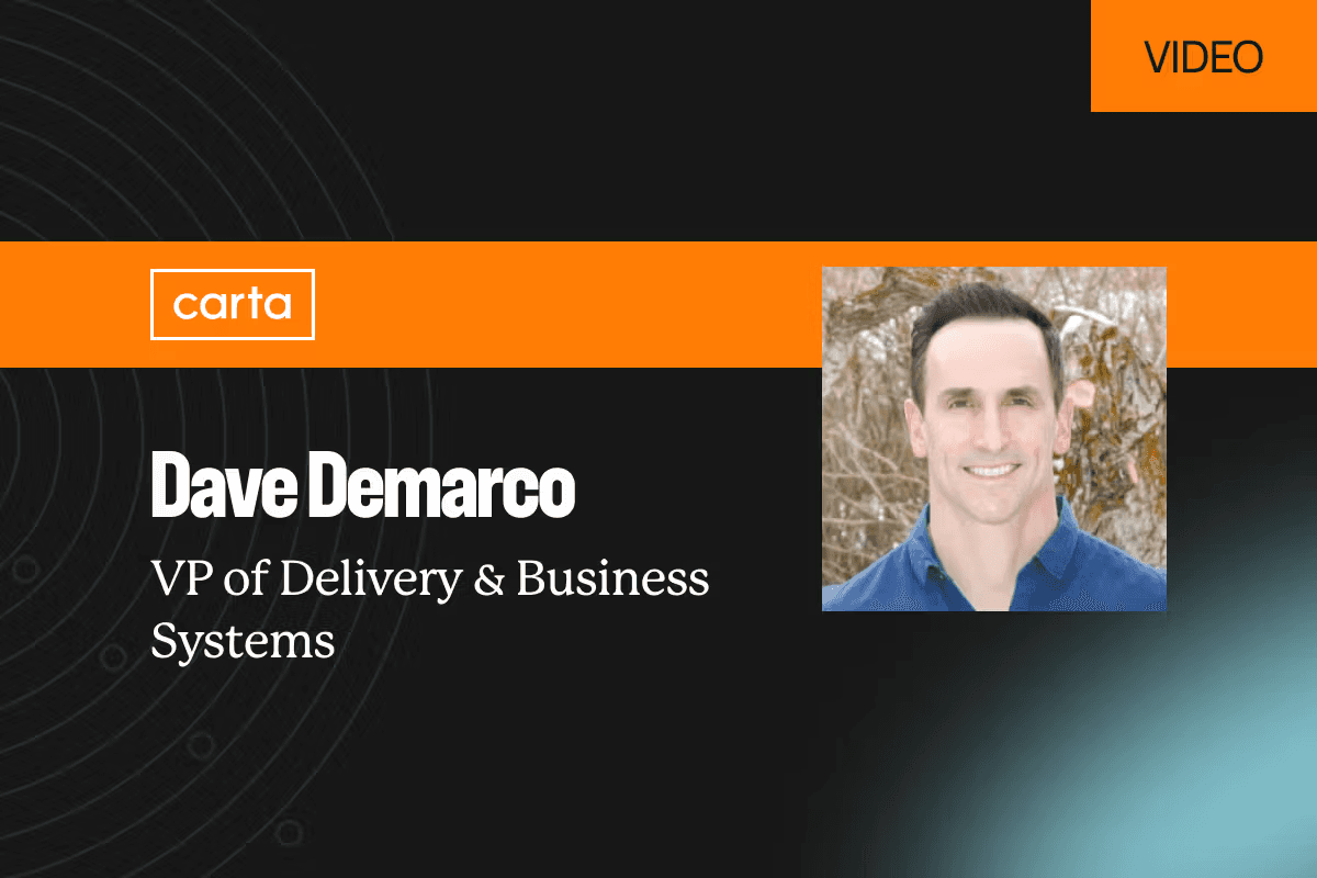 Thought leadership series ft. Carta: Deriving insights from the white space
