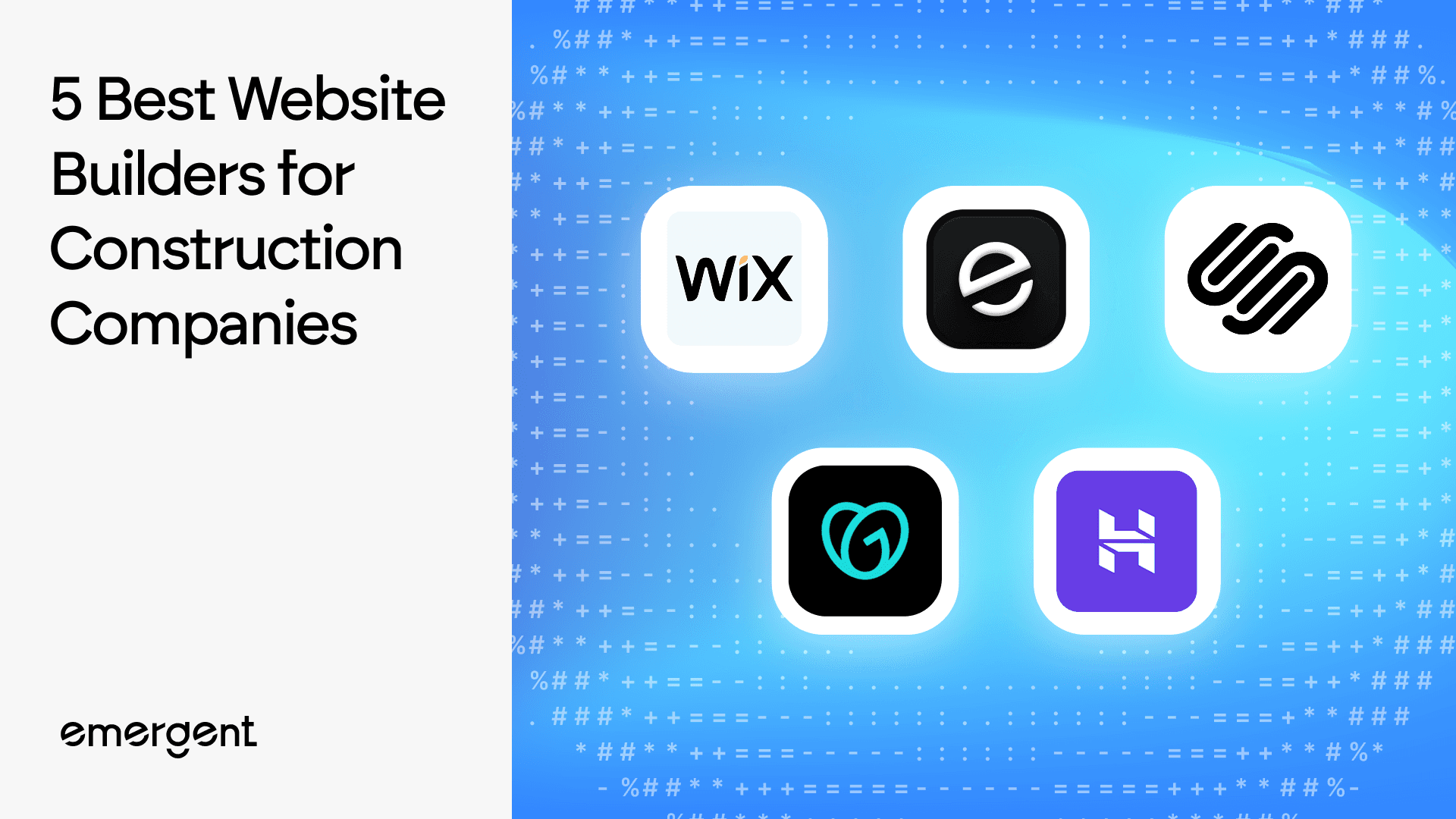5 Best Website Builders for Construction Companies