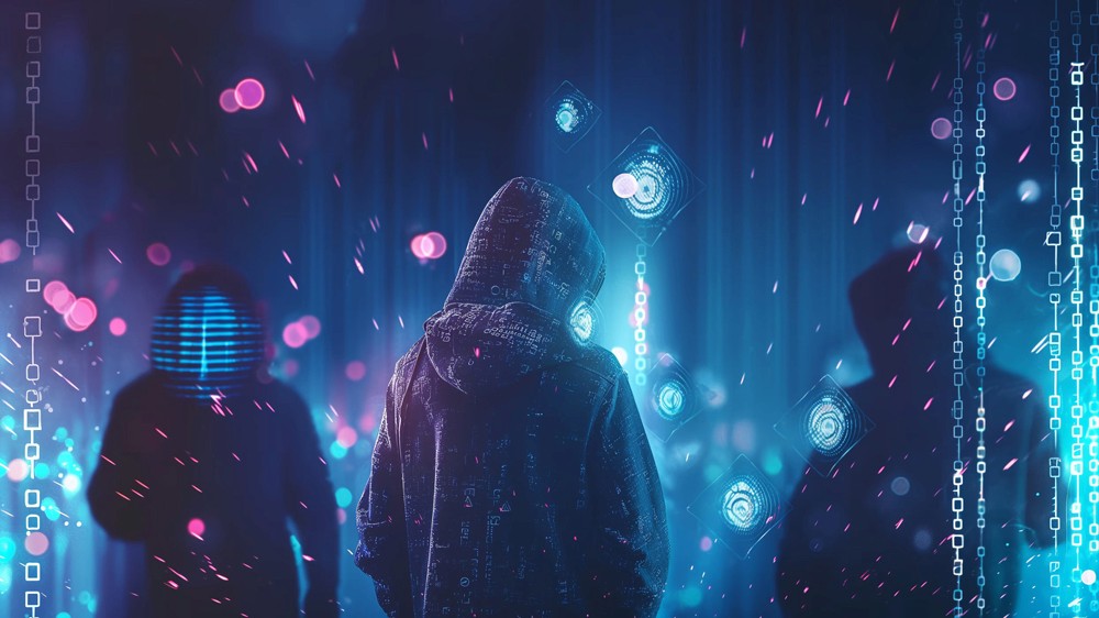 Red digital warning symbol glowing on a circuit board interface, representing active ransomware exploitation of the VMware ESXi CVE 2025 22225 vulnerability and hypervisor compromise.