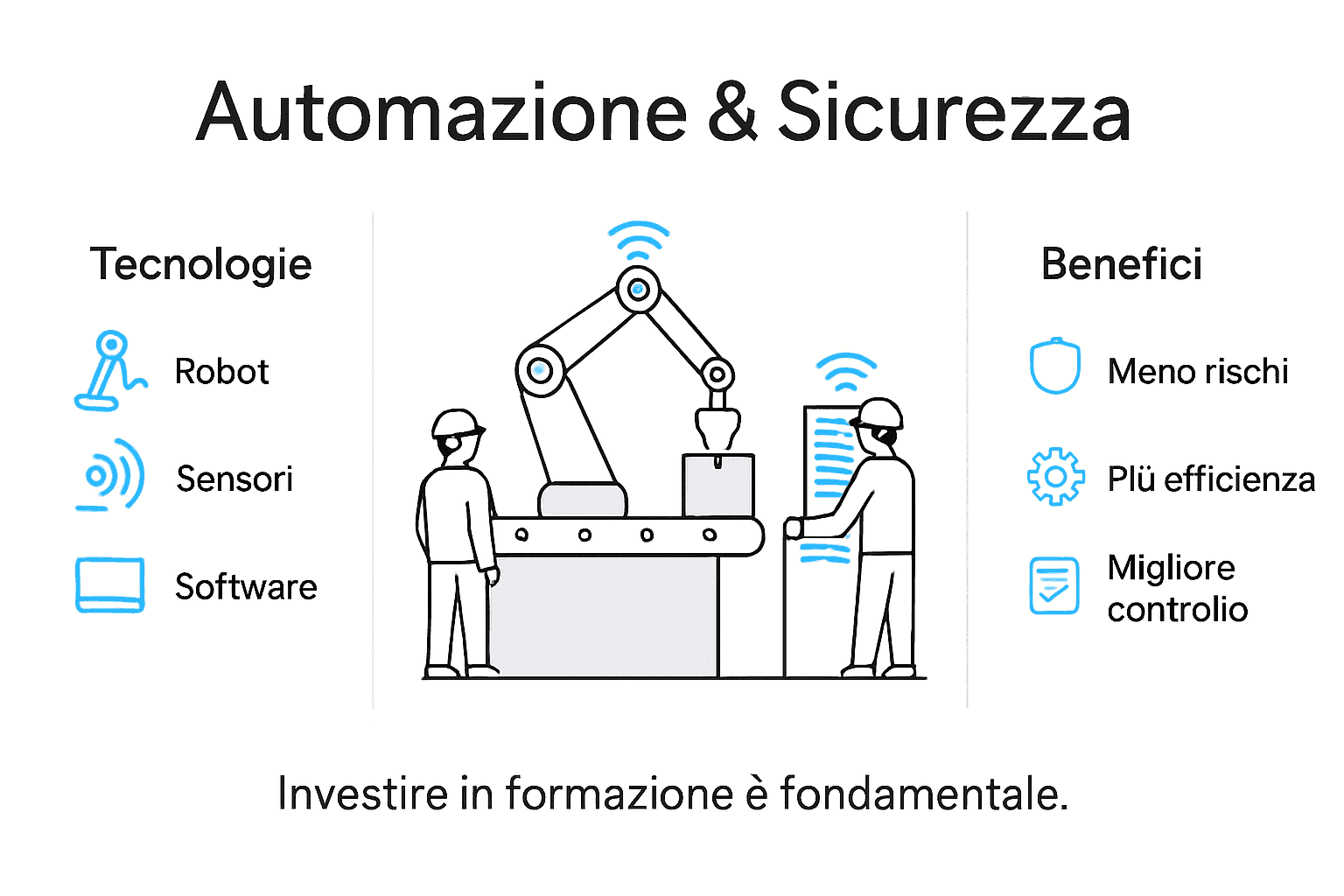 Infografica: come l’automazione sta cambiando la sicurezza sul lavoro