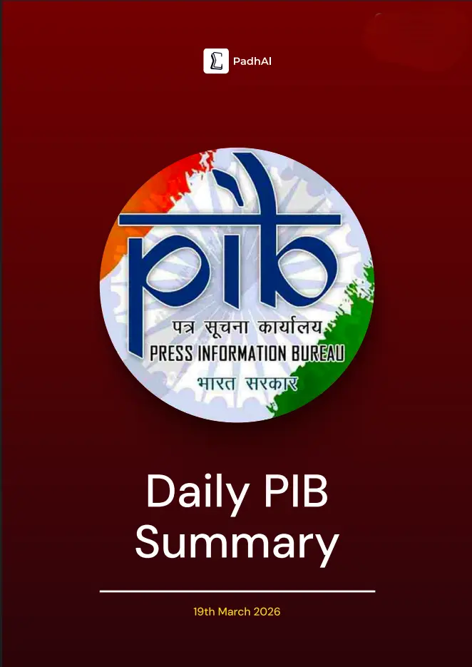 19th March, 2026 Daily PIB Summary Donwload