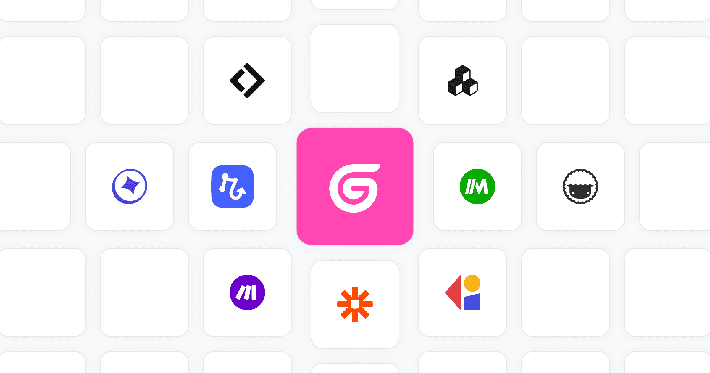 Icons of recommended apps