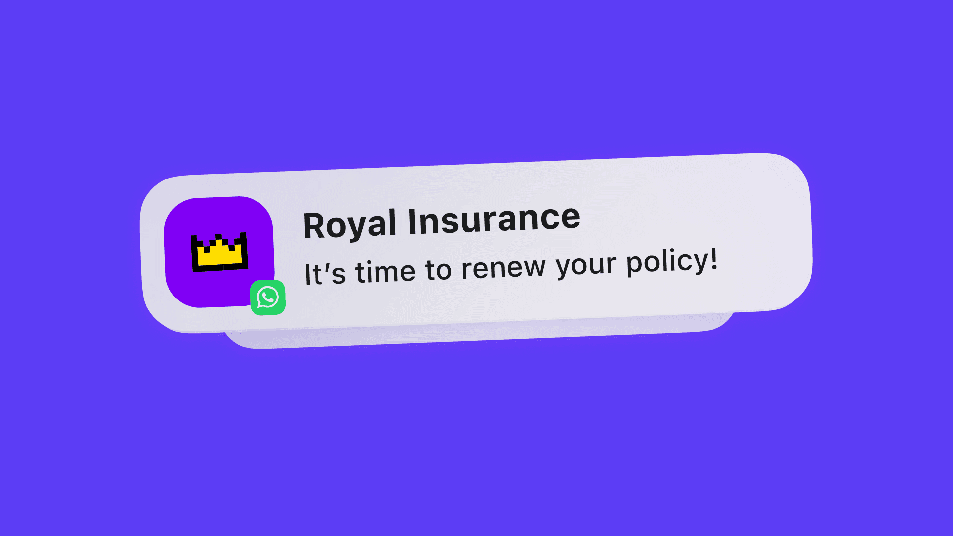 WhatsApp for insurance: renewals